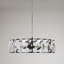 Lustre en cristal noir à 6 lumières Beatriz
