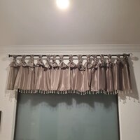 Willa Arlo Interiors Rondo Lightweight Faux Silk Valance with Beads &  Reviews