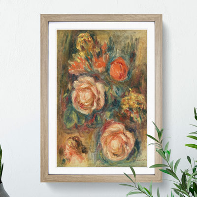 Bouquet of Roses by Pierre-Auguste Renoir - Picture Frame Painting