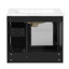 Meuble-lavabo mural avec mesures de 24 po, lavabo en céramique, tiroirs de rangement, esthétique moderne, surface imperméable, compatibilité du robinet, poignée élégante pour les salles de bain à espace limité, design,