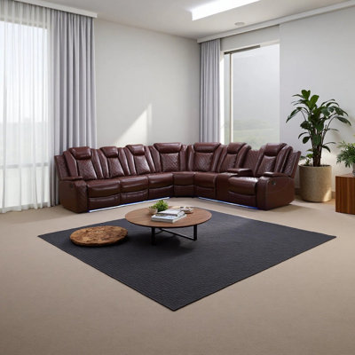 Breathing 3-Piece Living Room Recliner Sofa Set