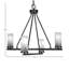 Lustre 4 lumières avec verre à bulles 2,5 "Trinity-163742326-210930931