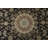 Black Floral 9X12 Indo-Nain Oriental Rug