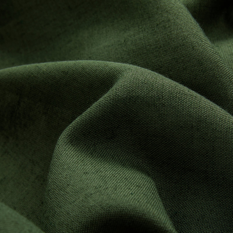  Paire de rideaux semi-transparents avec pattes Draycott, L 52 po x L 90 po, Vert olive