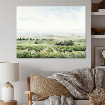 " Vineyard Scenery Landscape Beauty III "