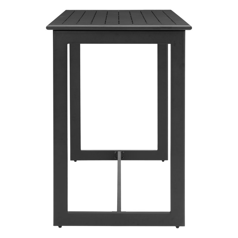 Glenna 27.8'' Metal Outdoor Bar Table