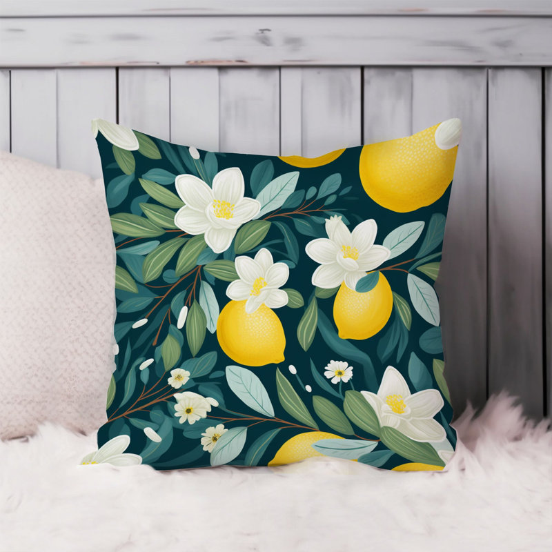 Food and Kitchen Lemon Dreams IX Modern, 16"H x 16"W