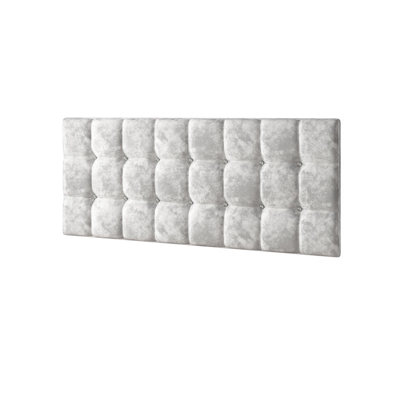 Falconer Upholstered Divan Bed, Super King (6'), 4 Drawers, Silver