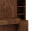 Lit escamotable avec bureau encastré et rangement, lit escamotable en bois peu encombrant avec armoires et tiroirs-129109356