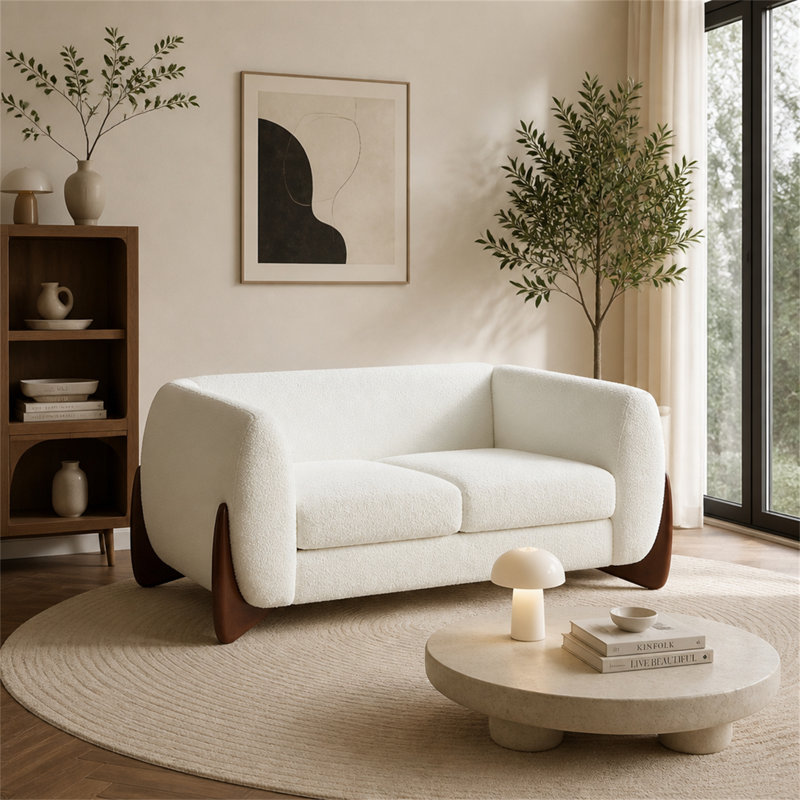 Causeuse, Beige