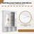 Alom Oversized Wall Mounted Bathroom Medicine Cabinet-613134739