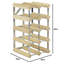 Kenly Tabletop Wine Bottle Rack Brown