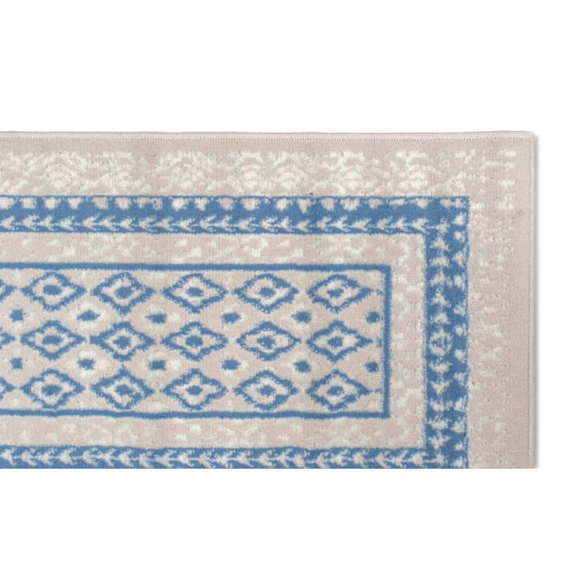 Geometric Indoor Rug, Rectangle 2' x 4'
