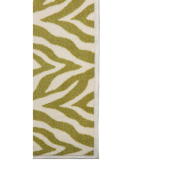 Tapis à motif animalier - Nomade zébré, Rond 6 pi