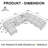Amold 150'' U-shaped Modular Sectional Sofa, 8-seater Large Sectional Couch Sofa, Living Room Modular Cloud Couch With Ottoman-1727053238