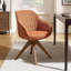 Upholstered Swivel Armchair-321368105