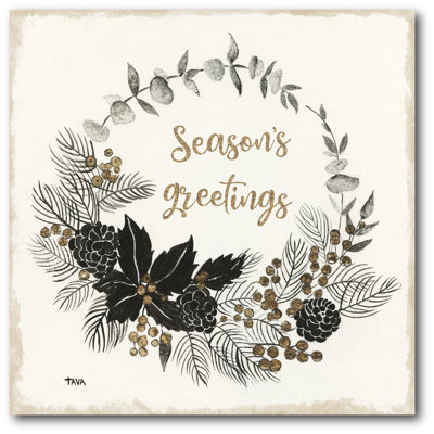 « Seasons Greetings »-reproduction sur toile tendue