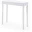 Console moderne, canapé Amy, blanc