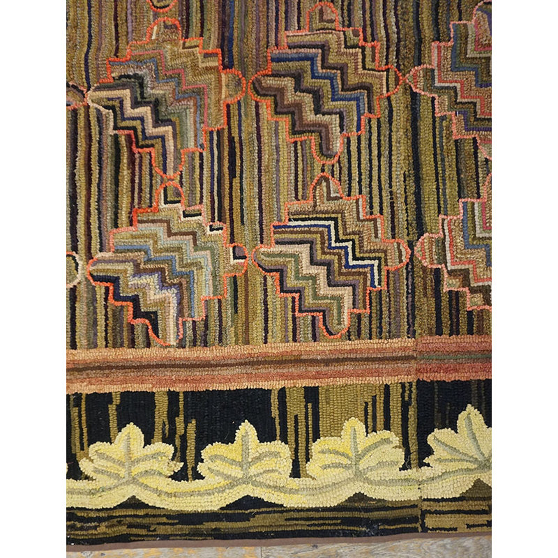 Wool Area Rug in Brown