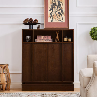 32" Sideboard Buffet Cabinet With Storage