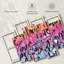 «Love Graffiti», reproduction sur toile-92833331