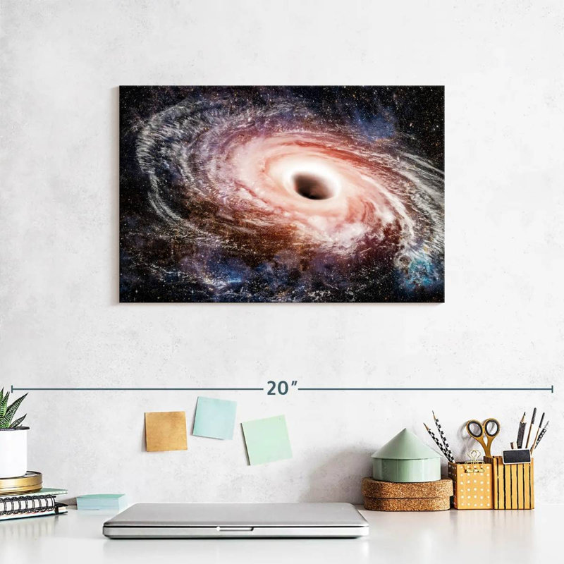 Oberle Into The Black Hole, 8" H x 12" W