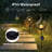 Outdoor Solar Garden Lights Waterproof Integrated LED Pathway Lights Moon Stake Light for Yard Decor