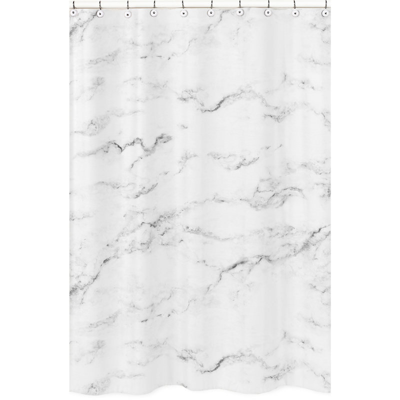 Rideau de douche simple Marble