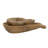 S/2 Teak Gourd Bowl
