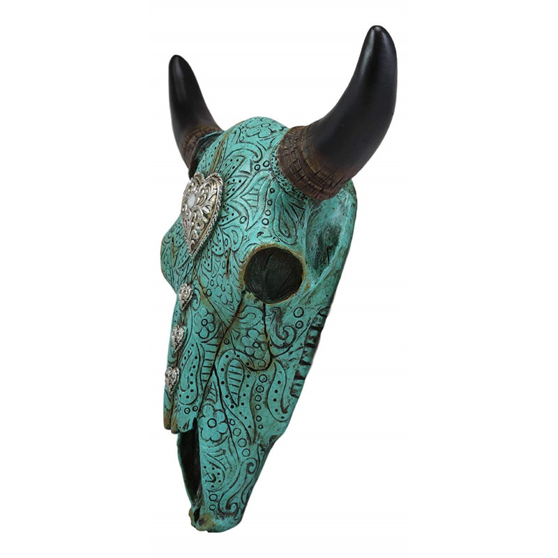 Décoration murale coeur en tête de vache