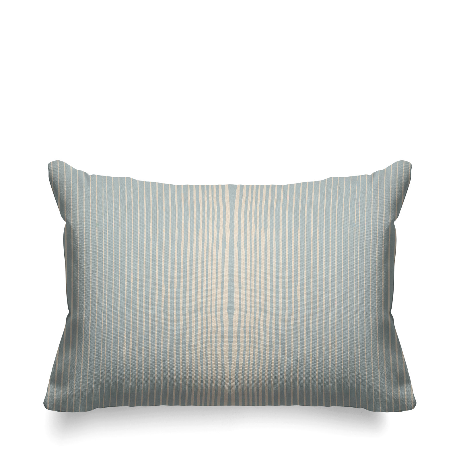 Ash Indoor/Outdoor Lumbar Throw Pillow, Blue