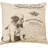 Postcard Linen Reversible Throw Pillow