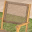 Chaise berçante d'extérieur 2 pièces en osier-1207740505