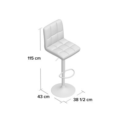 Cular Swivel Upholstered Adjustable Height Counter Stool with Metal Frame