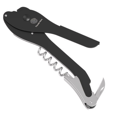 Topless Manual Soda Can Opener With Smooth Edge, 5-in-1 Multifunction Aluminum Pop-top Can Lid Remover & Ring Pull Opener, Beer Bottle Opener, Wine Corkscrew & Foil Cutter