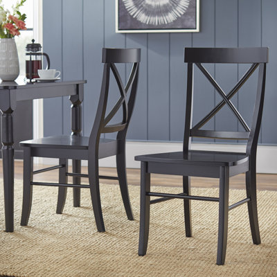 Bellmead Solid Wood Cross Back Side Chair
