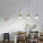 6-head Black Iron Chandelier