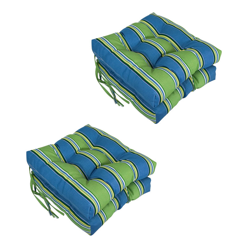 Outdoor 3.5'' Seat Cushion, Haliwell Caribbean