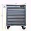 Chariot à outils multifonctionnel avec 7 roulettes - Argent-121650035