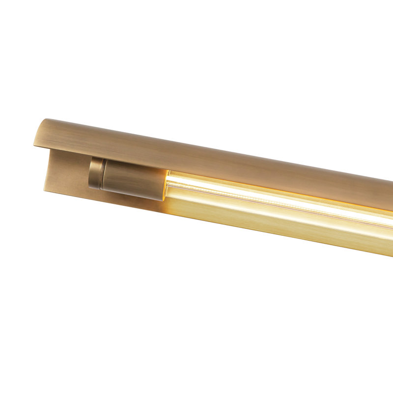 Astrid 4 - Light LED Chandelier, Vintage Brass