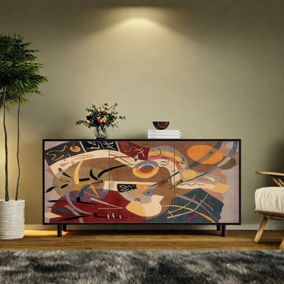 Armoire décorative French Abstract Art