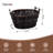 Amilya 57cm W x 43cm D Wicker With Metal Handles Log Store