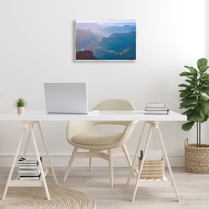 «Sun Rays Mountain Mesa» par Marty Hulsebos, H 13 po x l 19 po