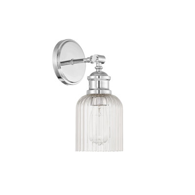 Meridian 1-Light Wall Sconce in Chrome