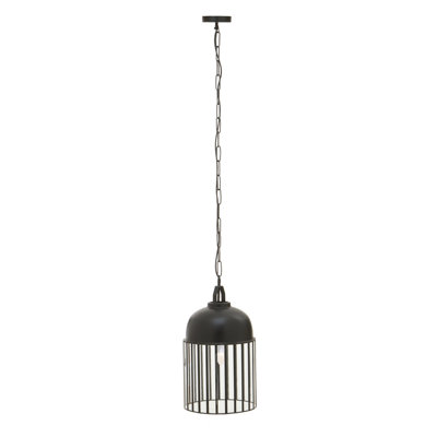 Mcclain 1 - Light Black Lantern Pendant
