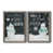 Toile avec cadre gris