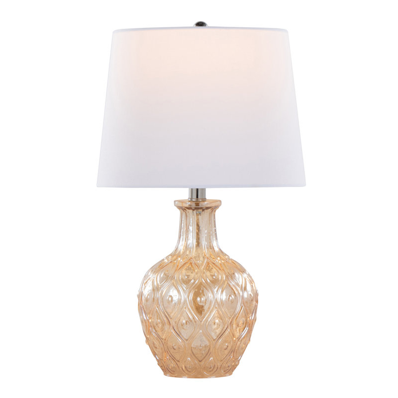 Lampe de table contemporaine, Brun