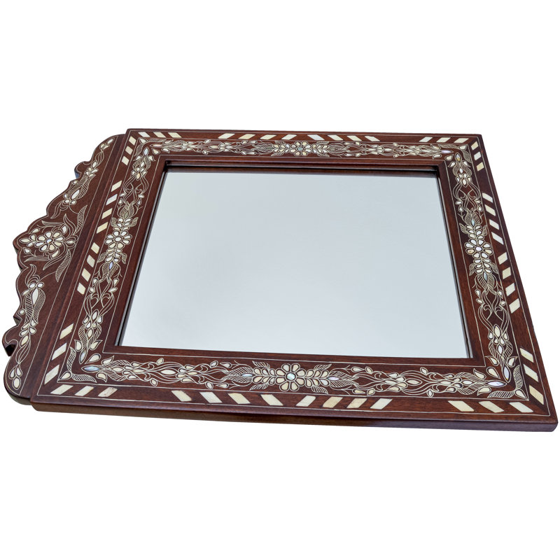 Syrian Arch Solid Wood Wall Mirror