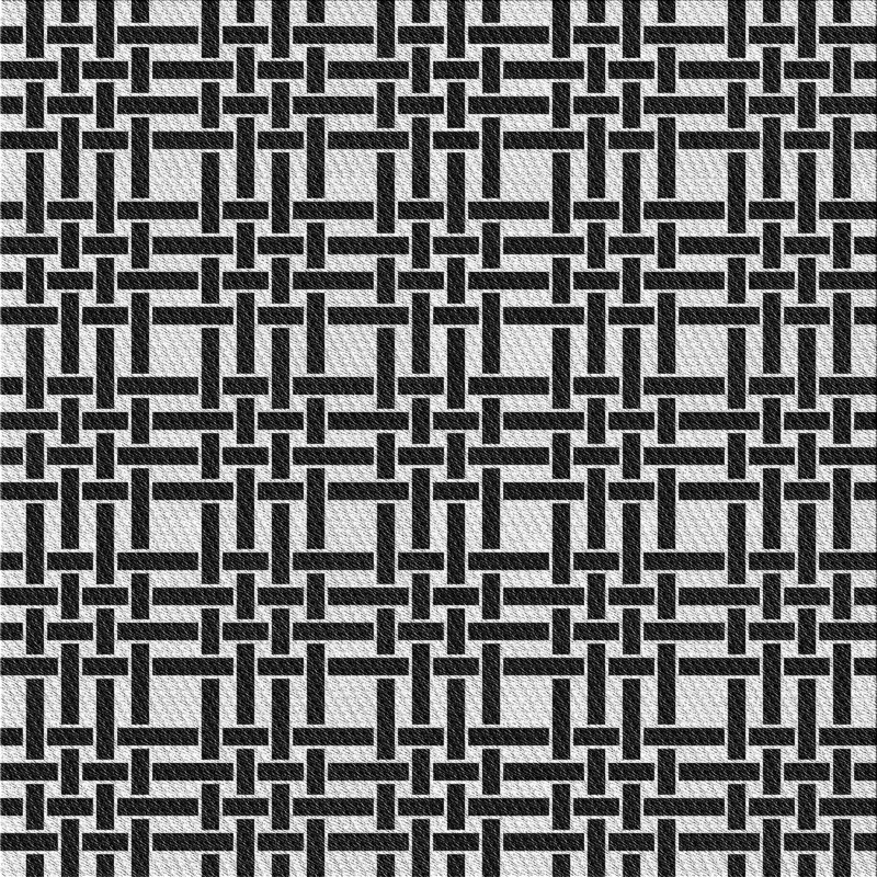 Geometric Indoor Rug, Square 6'