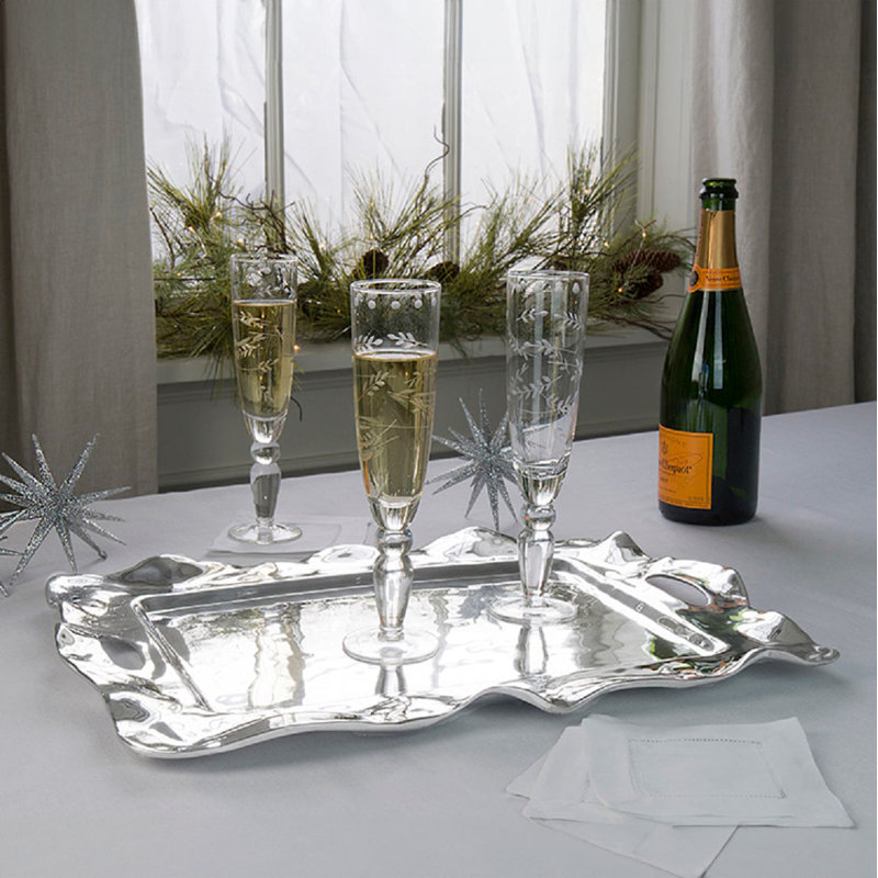 Vento Aluminum Decorative Tray